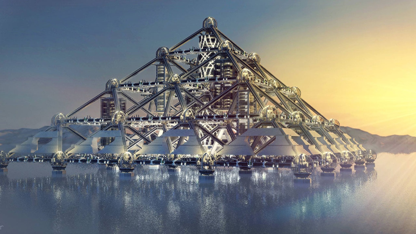 Tokyo's $600 Billion Mega-Pyramid Project: Shimizu Mega-City Pyramid