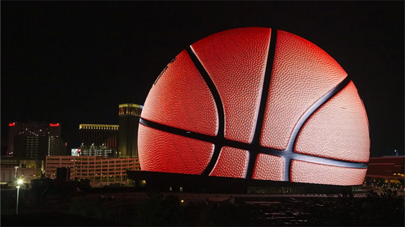 How Was Las Vegas's Giant Sphere Mega Sphere Constructed?