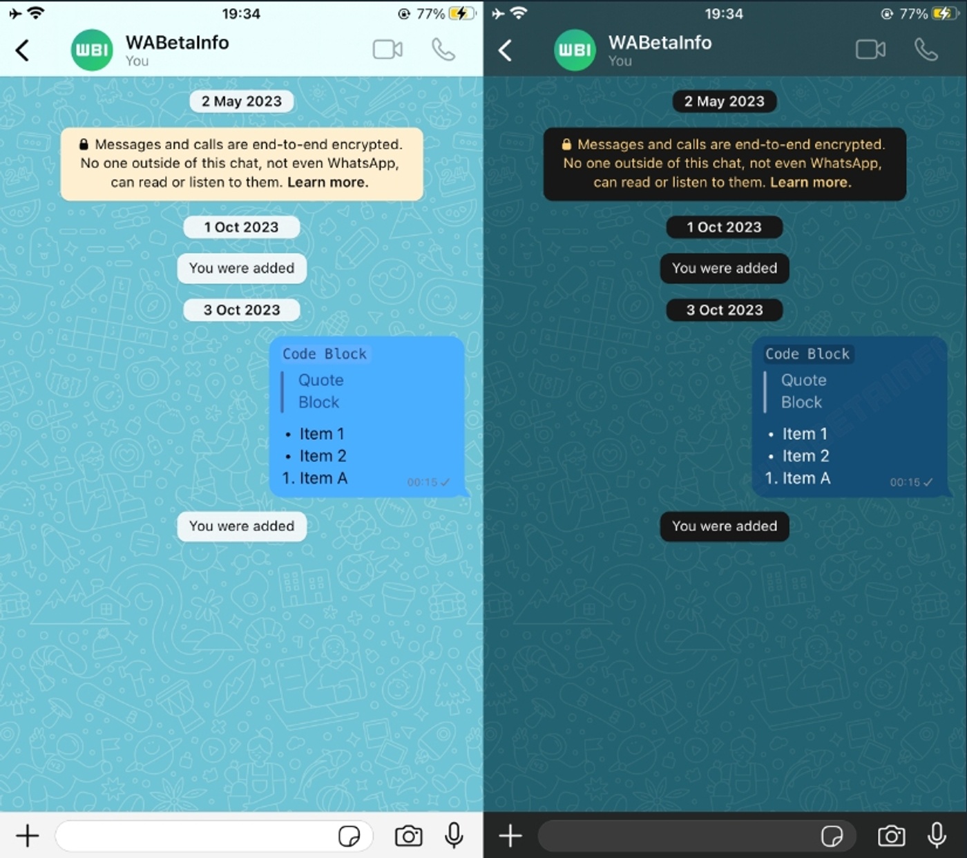 WhatsApp'a Yeni Özellik: Sohbet Balonlarının Rengi Değiştirilebilecek