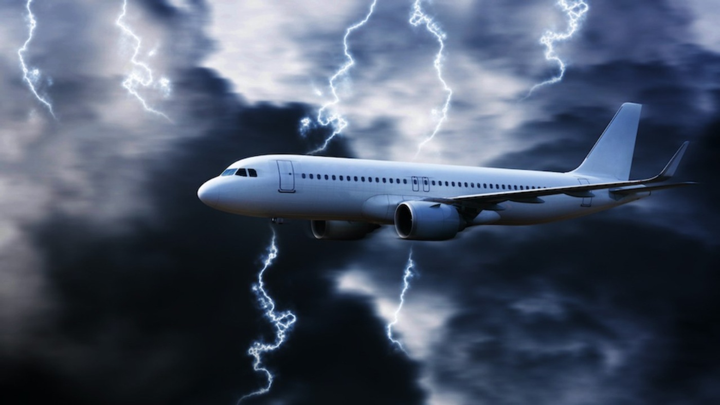 What happens when airplanes are struck by lightning?