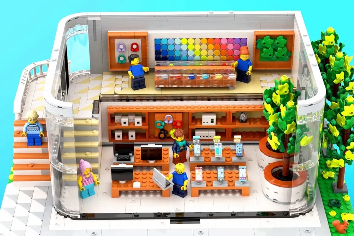 New LEGO Set: Apple Store Concept, Fully Equipped From iPhones to Employees!