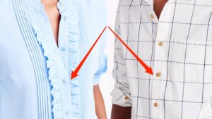 Why Are Buttons Placed Differently on Men's and Women's Clothing?