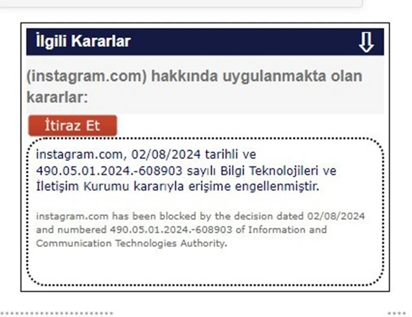 Instagram'a Türkiye'de Erişim Engeli Getirildi