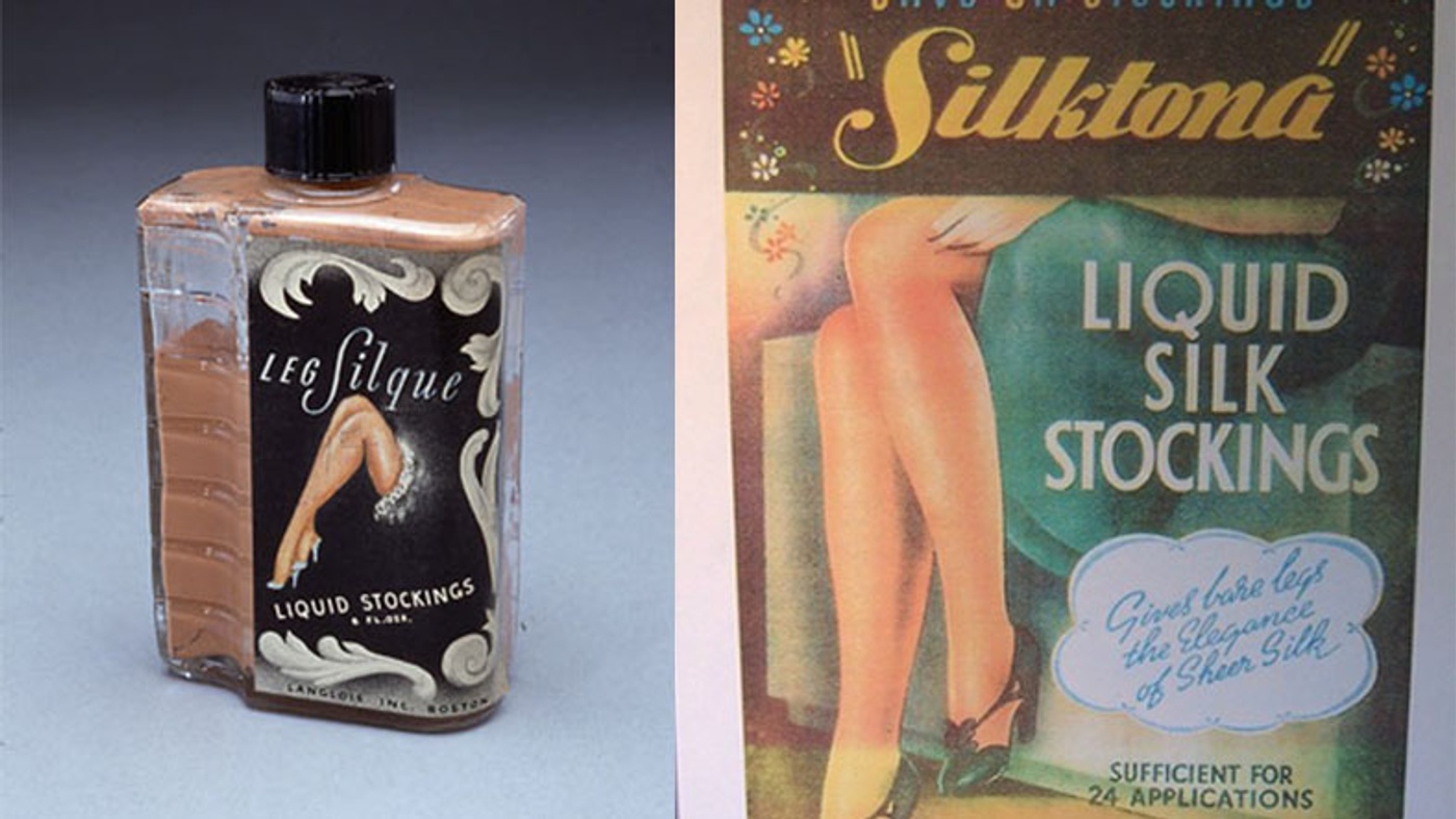 Women's Beauty Solution During the War: Liquid Stockings