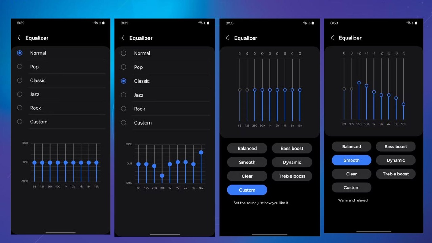 Samsung Galaxy'nin Yeni Ses Ekolayzer Güncellemesi